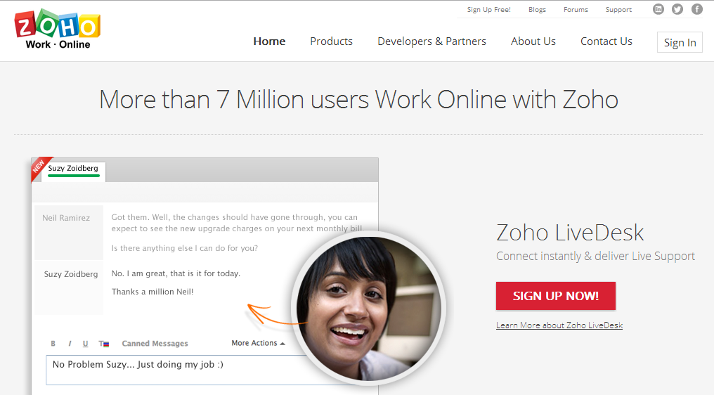 Zoho invoice